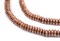 The Bead Chest Copper 5mm Saucer Beads, Full Strand of Quality Metal Spacers for DIY Jewelry Design